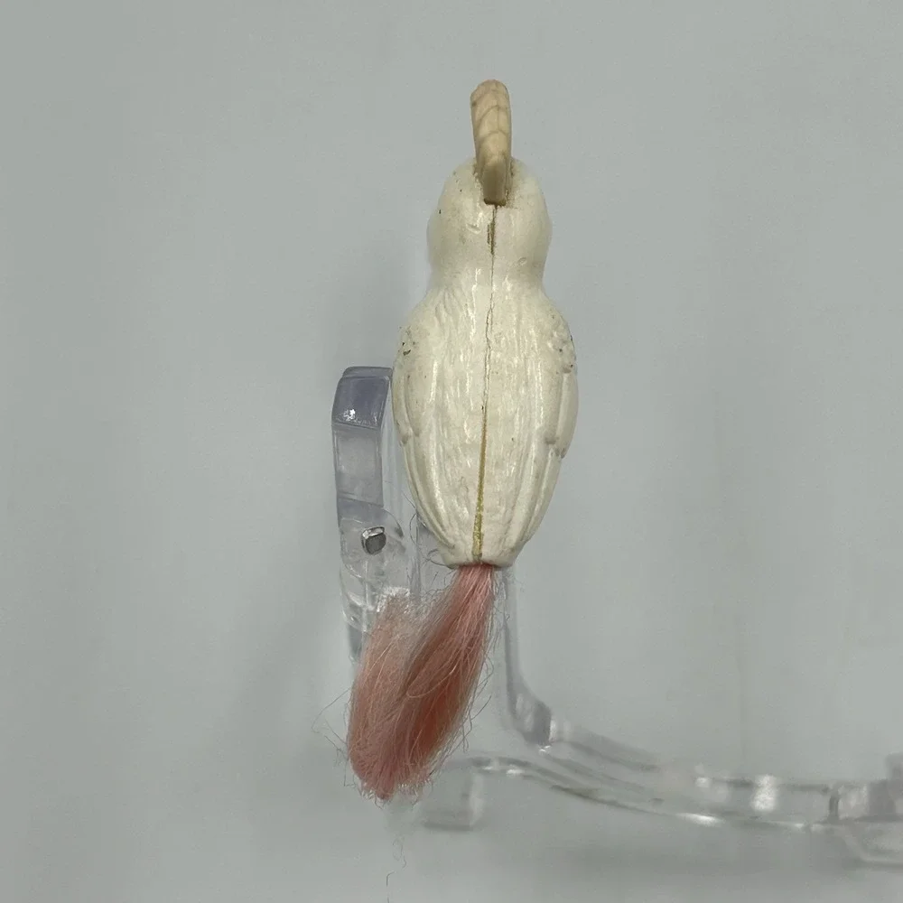 Vintage 90's Mattel Barbie Bird Cage Cockatoo Replacement Cockatiel Bird‎ White